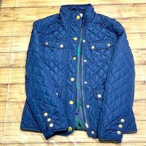 Women’s size Small navy quilted crown and ivy jacket